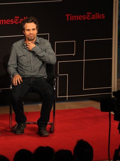 Times Talks- Melena Ryzik has a Conversation with Mark Ruffalo at Times Center in New Photo