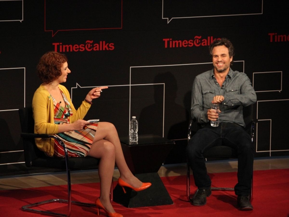 Times Talks- Melena Ryzik has a Conversation with Mark Ruffalo at Times Center in New York City.  at 