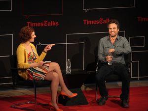 Times Talks- Melena Ryzik has a Conversation with Mark Ruffalo at Times Center in New Photo