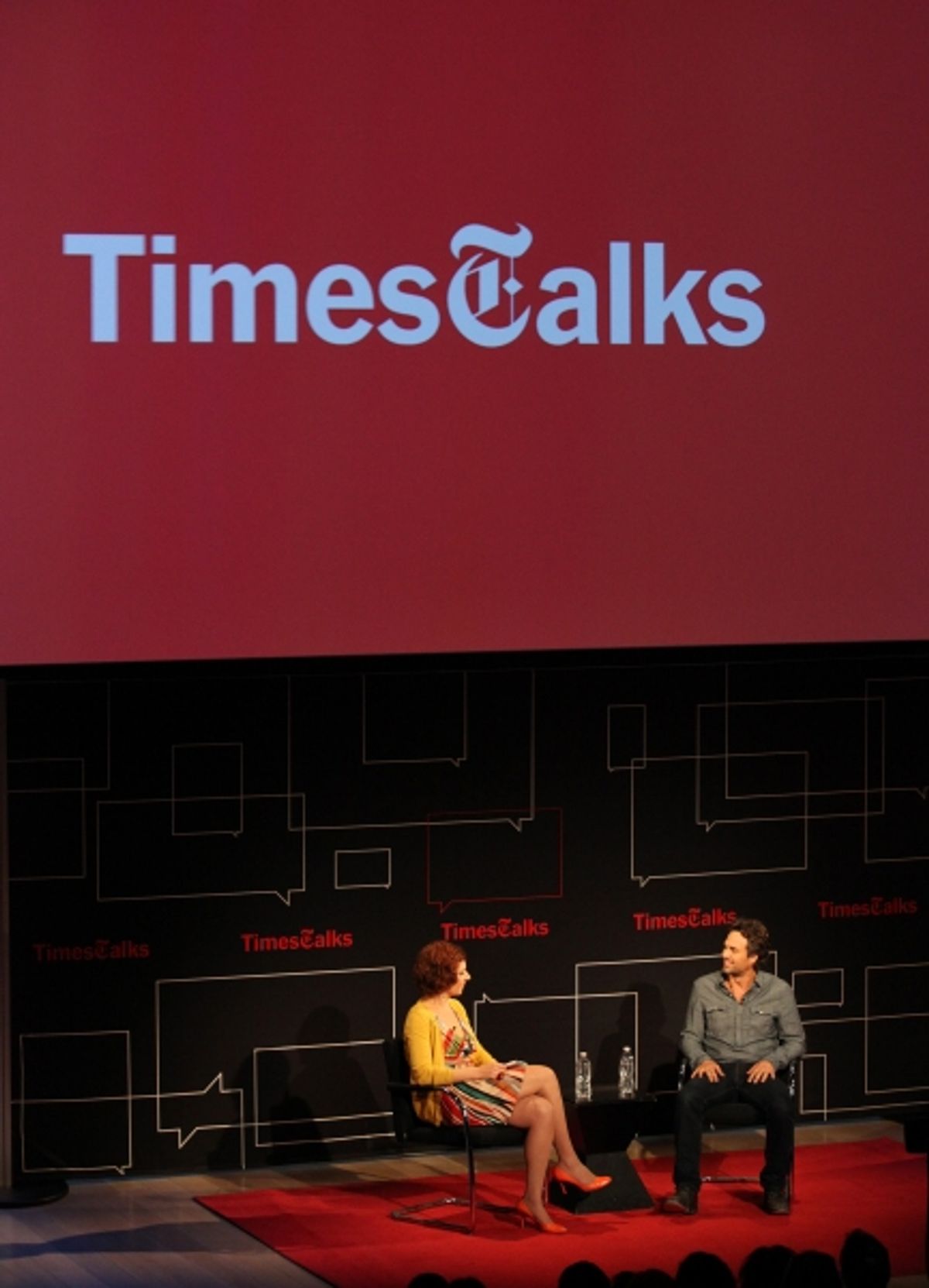 Times Talks- Melena Ryzik has a Conversation with Mark Ruffalo at Times Center in New York City.  at 