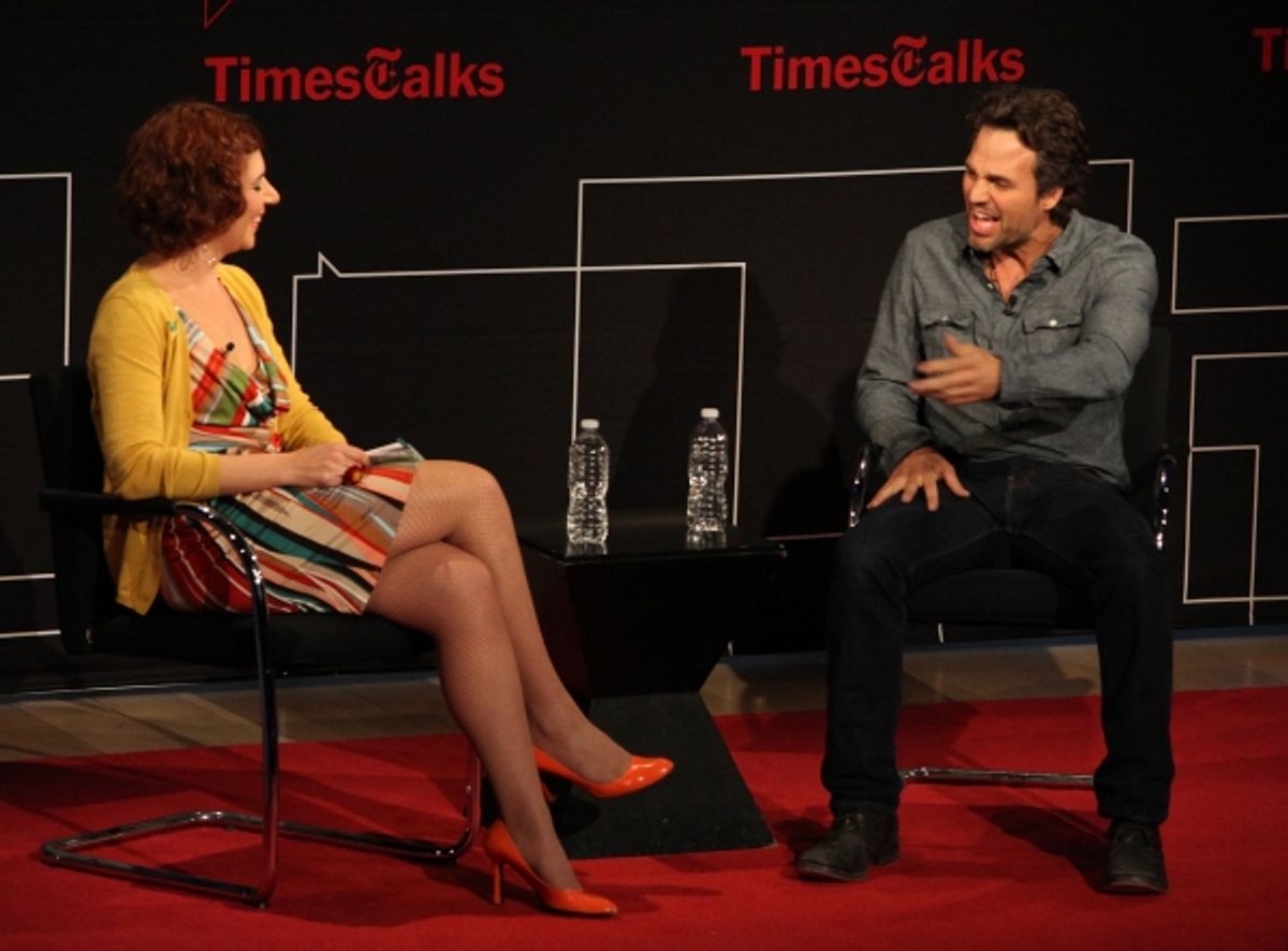 Times Talks- Melena Ryzik has a Conversation with Mark Ruffalo at Times Center in New York City.  at 