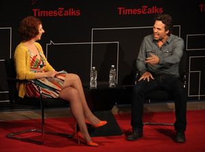 Times Talks- Melena Ryzik has a Conversation with Mark Ruffalo at Times Center in New Photo