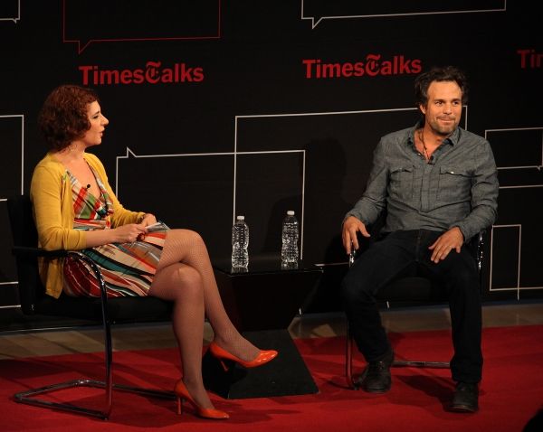 Times Talks- Melena Ryzik has a Conversation with Mark Ruffalo at Times Center in New Photo