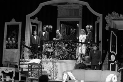 Jim Belushi during the Broadway Opening Night Performance Curtain Call for 'Born Yest Photo
