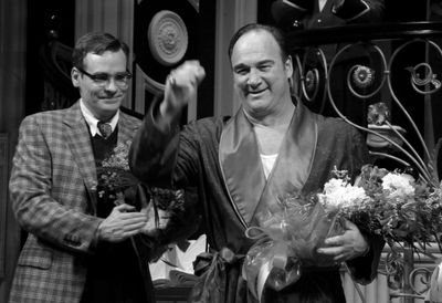 Robert Sean Leonard & Jim Belushi during the Broadway Opening Night Performance Curta Photo