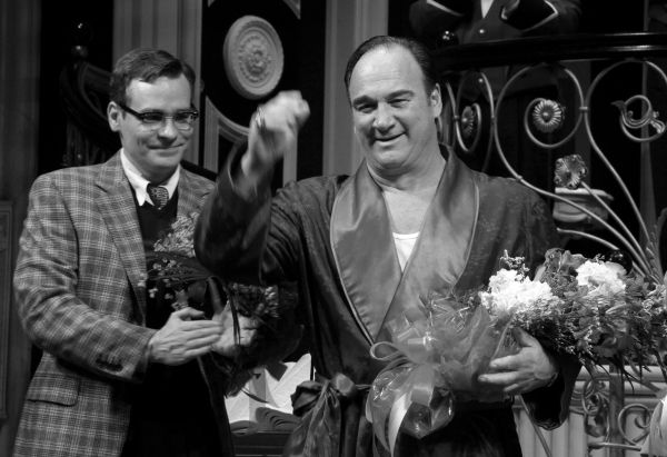 Robert Sean Leonard & Jim Belushi during the Broadway Opening Night Performance Curta Photo