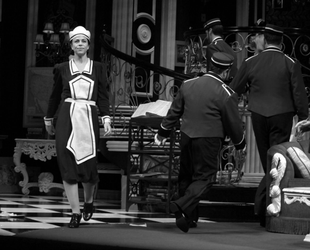 Jennifer Regan during the Broadway Opening Night Performance Curtain Call for 'Born Yesterday' in New York City. at 