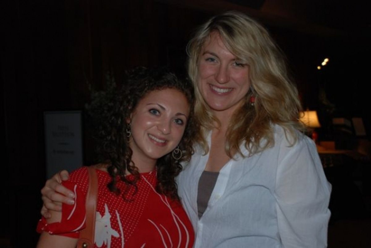 Emma Fassler and Kate Bergstrom at 