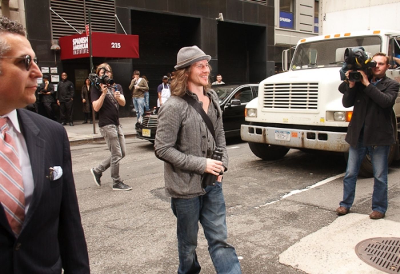 Photo Coverage: Christopher Tierney Returns to SPIDER-MAN Rehearals  Image