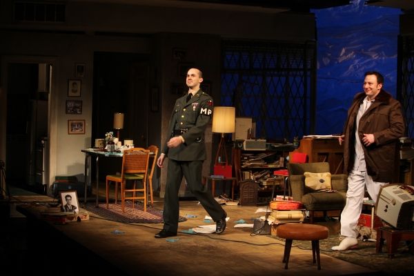 Jimmy Davis & Tally Sessions during the Broadway Opening Night Curtain Call for The H Photo