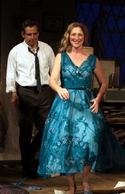 Ben Stiller & Edie Falco during the Broadway Opening Night Curtain Call for The House Photo