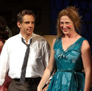 Ben Stiller & Edie Falco during the Broadway Opening Night Curtain Call for The House Photo