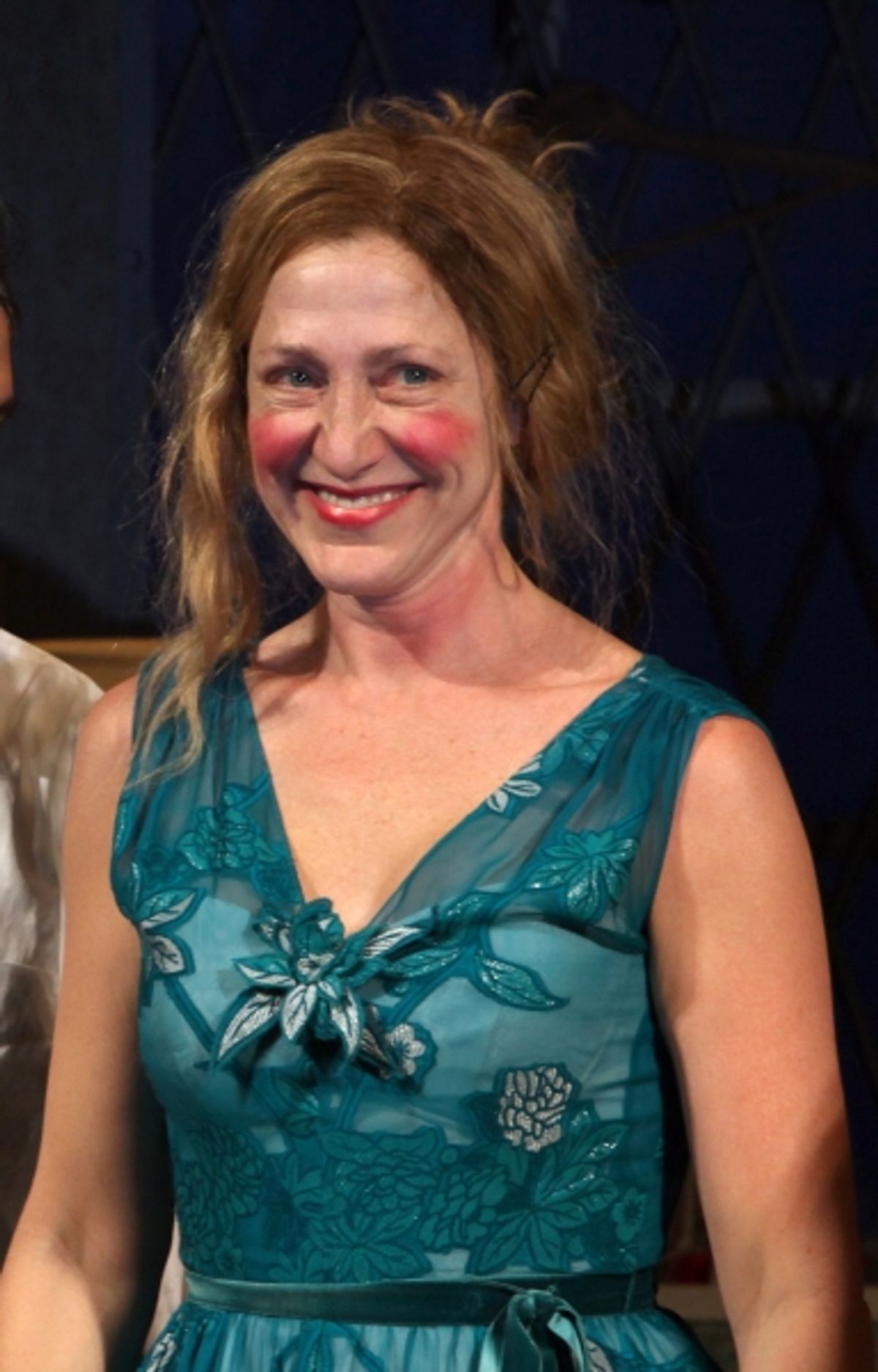 Edie Falco during the Broadway Opening Night Curtain Call for The House Of Blue Leaves' in New York City. at 