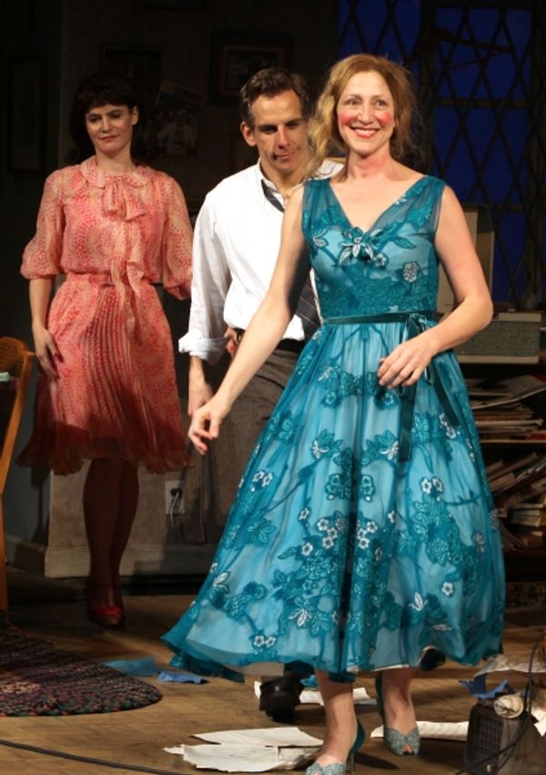 Jennifer Jason Leigh & Ben Stiller & Edie Falco during the Broadway Opening Night Cur Photo