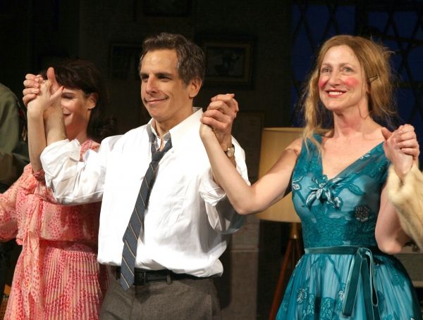 Jennifer Jason Leigh & Ben Stiller & Edie Falco during the Broadway Opening Night Cur Photo