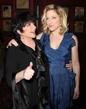 Liza Minnelli & Edie Falco attending the Broadway Opening Night After Party for The House Of Blue Leaves' in New York City. @ BroadwayWorld Liza Minnelli & Edie Falco attending the Broadway Opening Night After Party for The H Photo