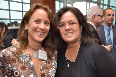 Rosie O'Donnell and staff and board members from the Family Equality council Photo