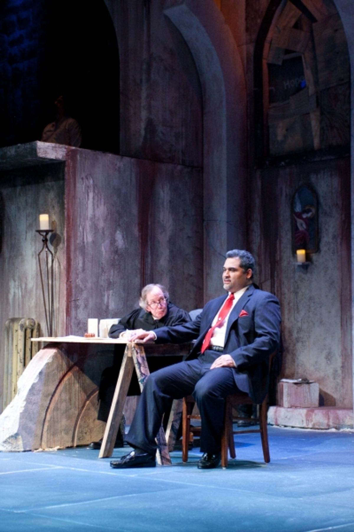 Jim Maloy as Judge Littlefield, Rolando Gomez  at 
