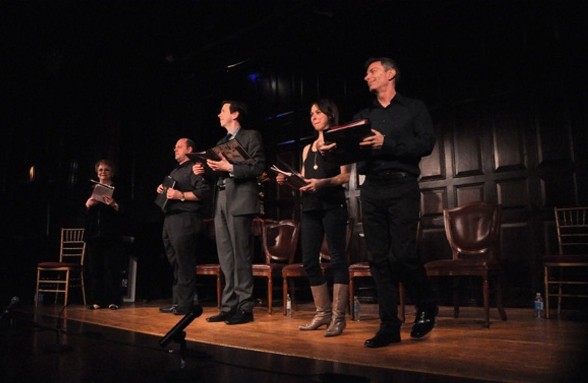 Carole Shelley, David Cote, Robert Stanton, Emily Young and Arnie Burton at 