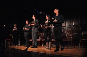Carole Shelley, David Cote, Robert Stanton, Emily Young and Arnie Burton Photo