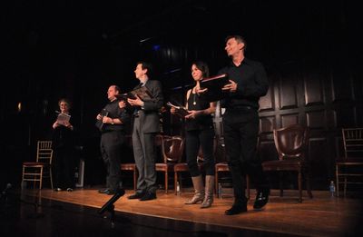 Carole Shelley, David Cote, Robert Stanton, Emily Young and Arnie Burton Photo