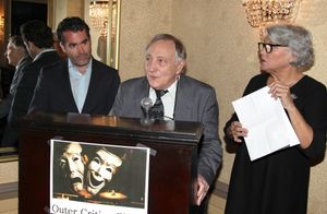 Brian d'Arcy James & Simon Saltzman & Tyne Daly attending the Outer Critics Circle announcement for the 2010-2011 Theater Season Nominees at the Algonquin in New York City. @ BroadwayWorld Brian d'Arcy James & Simon Saltzman & Tyne Daly attending the Outer Critics Circle a Photo