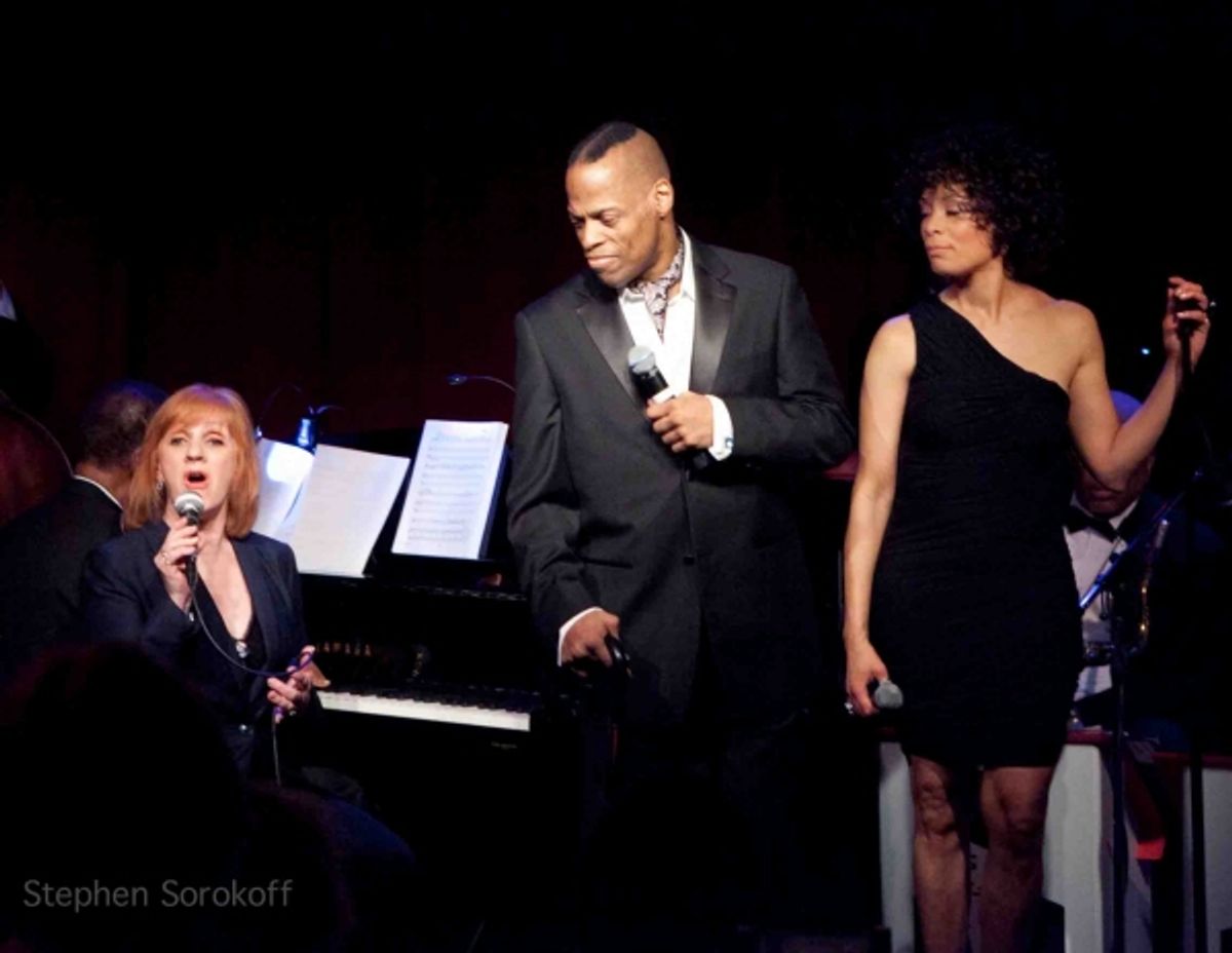 Terri Klausner, Adrian Bailay, Valarie Pettiford at 