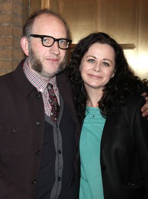 Max Baker & Geraldine Hughes attending the Broadway Opening Night Performance of 'The Photo