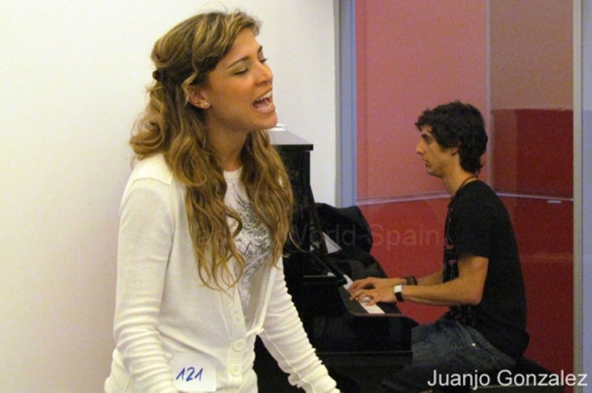 Aday Rodriguez acompaÃ'Â±a en las audiciones at 