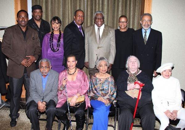 Standing: Lamman Rucker, Imohotep Gary Bird, Lynn Whitfield, George Faison, Woodie Ki Photo