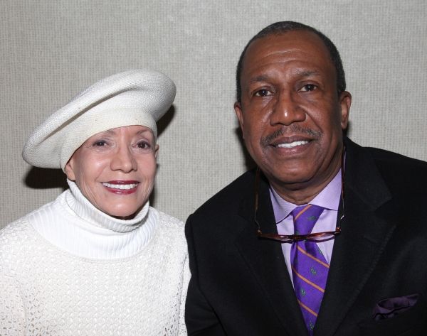 Carla Pinza & George Faison attending the New Federal Theatre Press Conference at Tru Photo