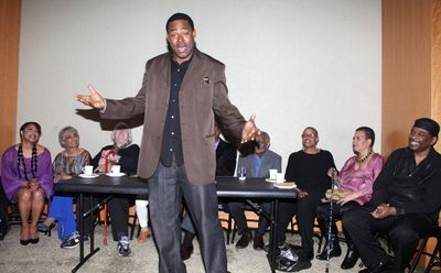 Lamman Rucker attending the New Federal Theatre Press Conference at Trump Place, New  Photo