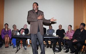 Lamman Rucker attending the New Federal Theatre Press Conference at Trump Place, New York City. @ BroadwayWorld Lamman Rucker attending the New Federal Theatre Press Conference at Trump Place, New Photo
