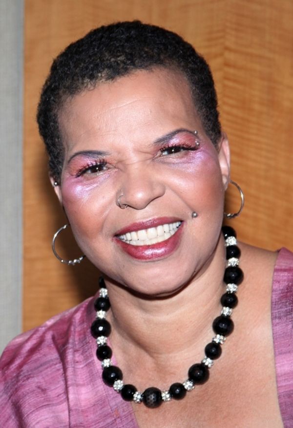 Ntozake Shange attending the New Federal Theatre Press Conference at Trump Place, New Photo
