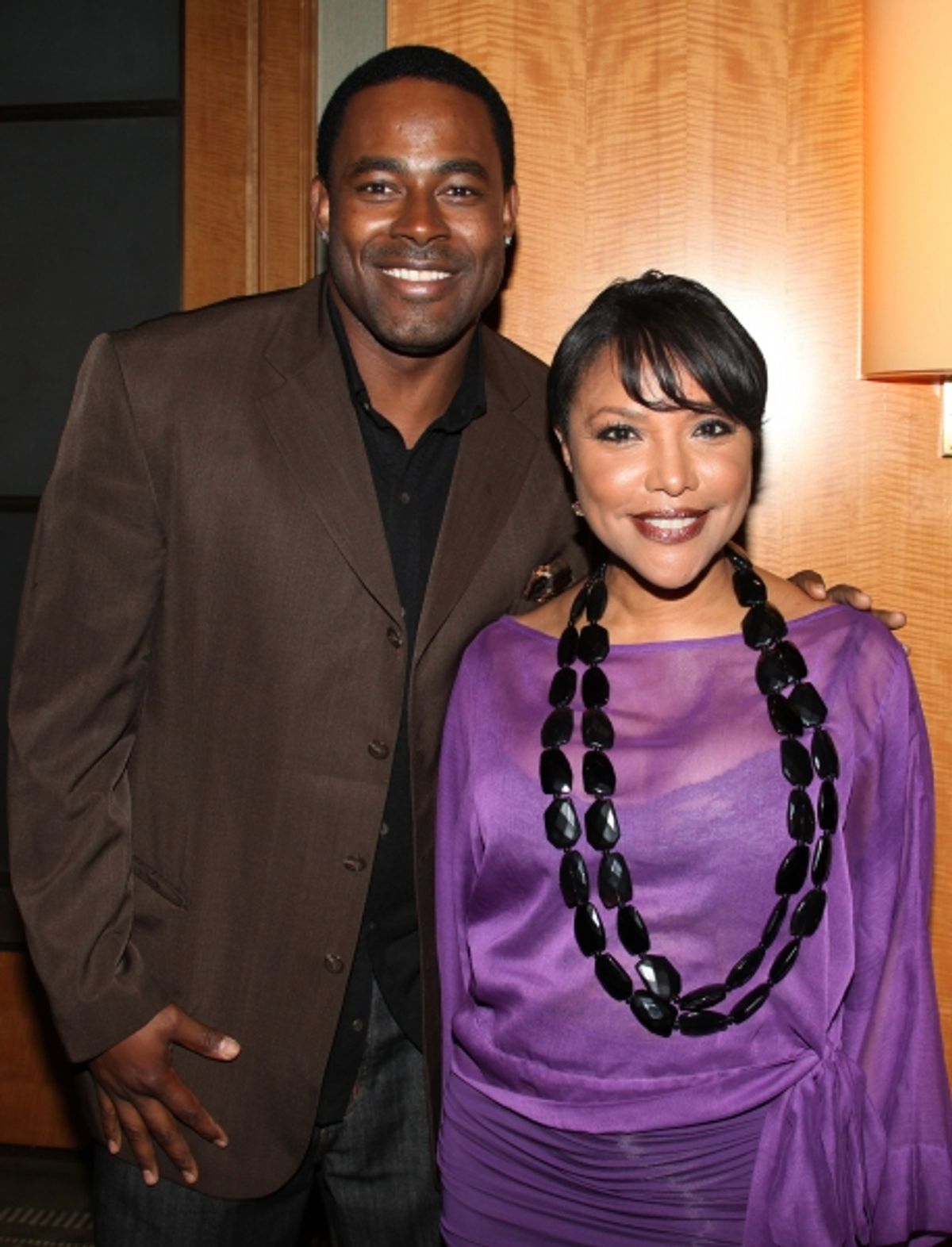 Lamman Rucker & Lynn Whitfield attending the New Federal Theatre Press Conference at Trump Place, New York City. at 
