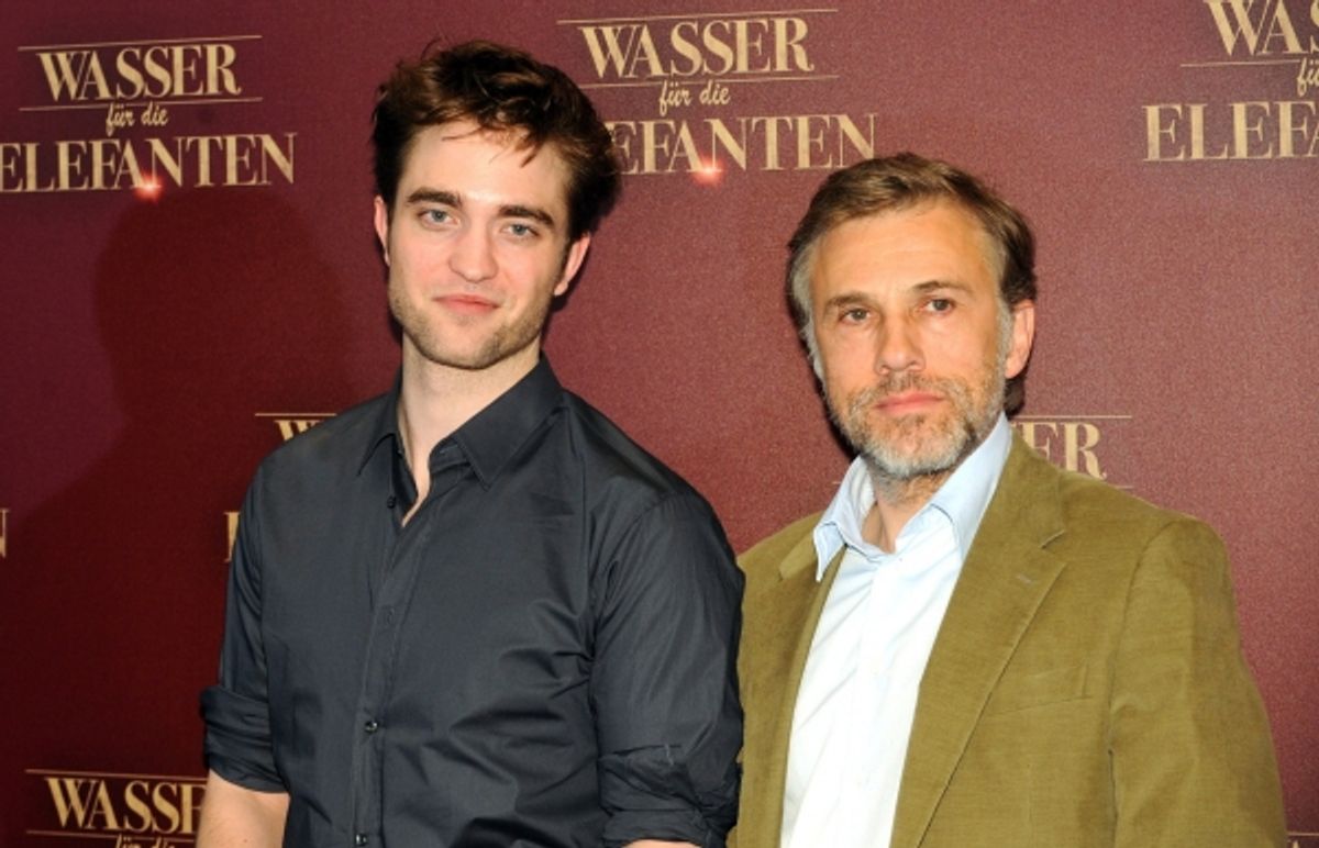 Robert Pattinson and Christoph Waltz at 