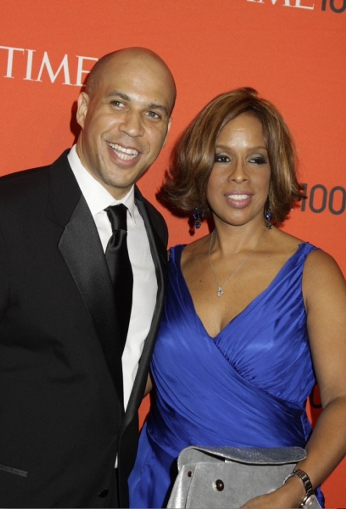 Mayor Cory Booker and Gayle King at 