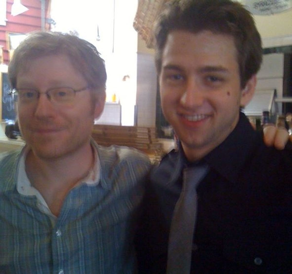 Anthony Rapp, Jason Aaronson at 