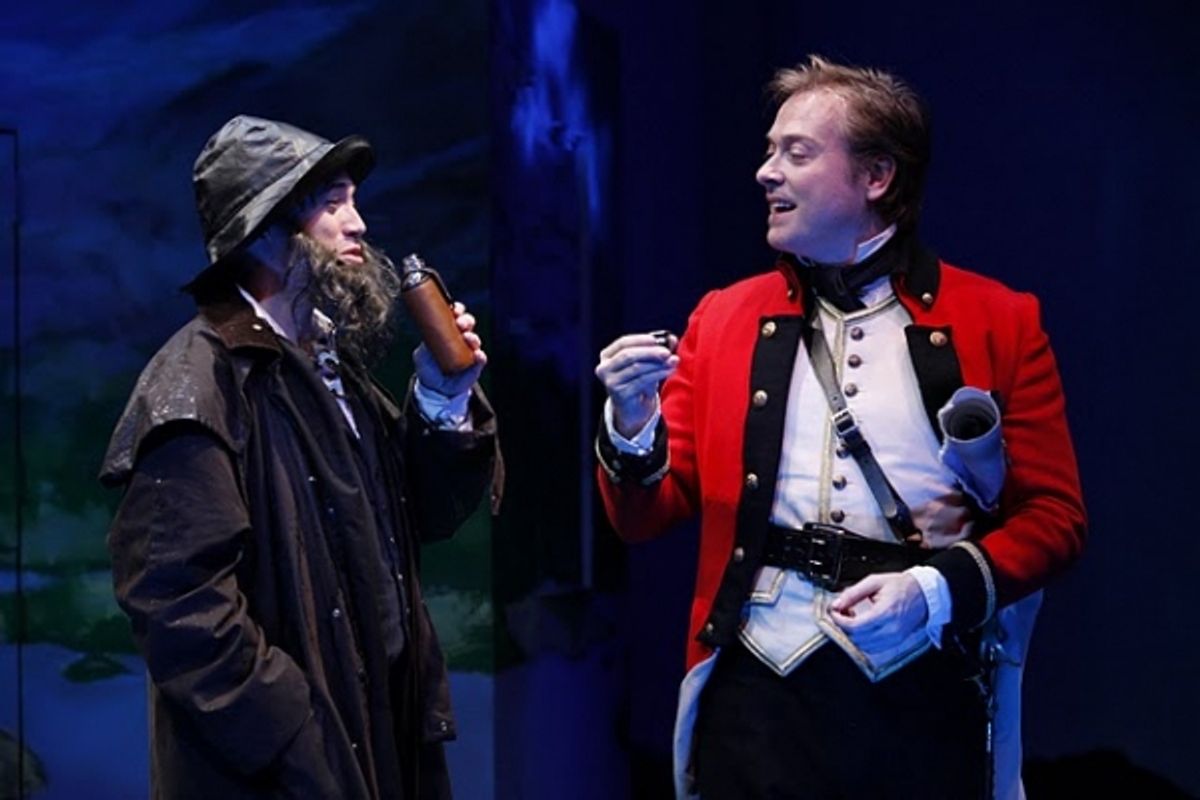 Kevin O'Donnell (Robert Ffolliott) and Mark Shanahan at 