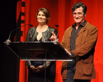 Heidi Blickenstaff and Roger Rees Photo