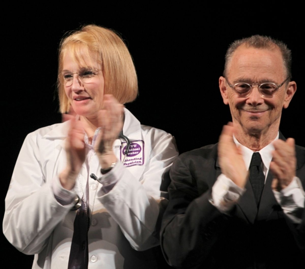 Ellen Barkin & Joel Grey attending the Broadway Opening Night Performance  for 'The Normal Heart' in New York City. at 