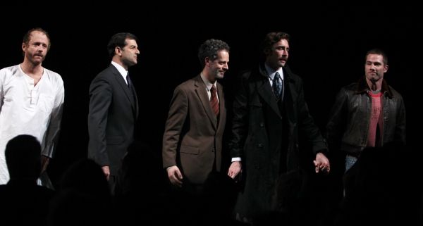 John Benjamin Hickey, Mark Harelik, Patrick Breen, Lee Pace & Luke McFarlane attendin Photo