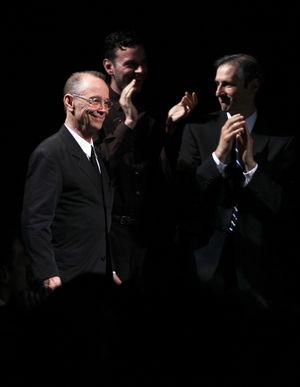 Joel Grey attending the Broadway Opening Night Performance for 'The Normal Heart' in New York City. @ BroadwayWorld Joel Grey attending the Broadway Opening Night Performance for 'The Normal Heart' in Photo