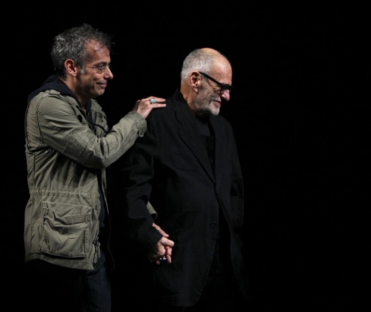 Joe Mantello & Larry Kramer attending the Broadway Opening Night Performance  for 'The Normal Heart' in New York City. at 