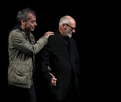 Joe Mantello & Larry Kramer attending the Broadway Opening Night Performance  for 'Th Photo