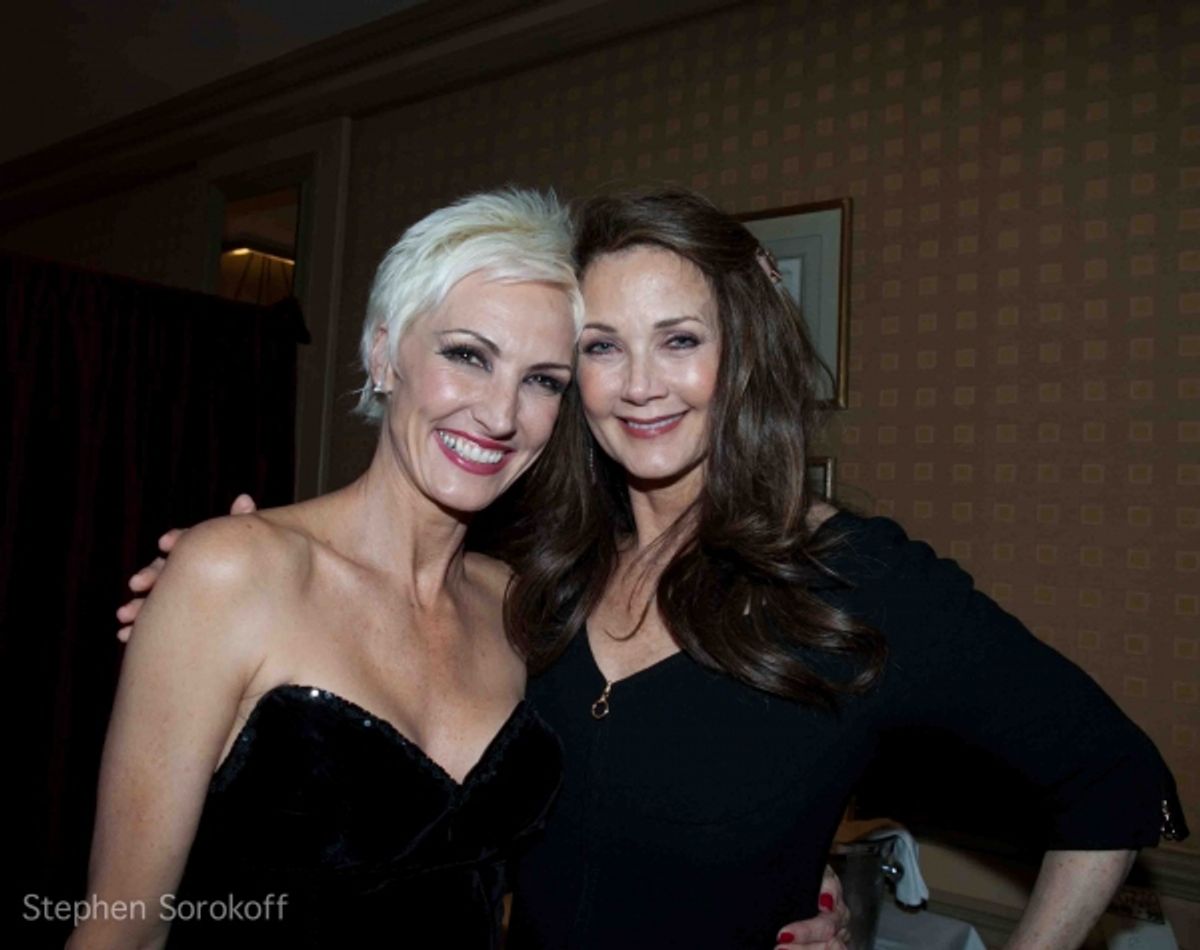 Amra-Faye Wright and Linda Carter at 