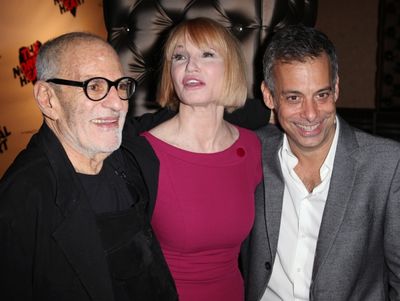 Larry Kramer, Ellen Barkin, Joe Mantello attending the Broadway Opening Night After P Photo