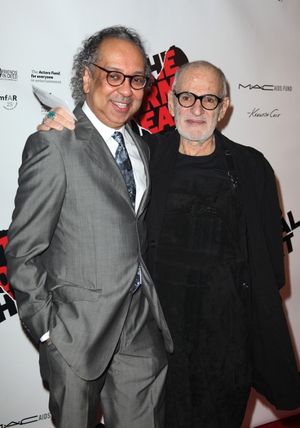 George C. Wolfe & Larry Kramer attending the Broadway Opening Night Performance  for  Photo