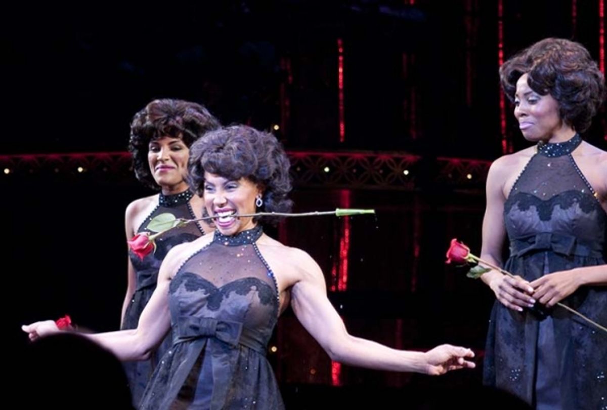 Chrystal Starr, Kyra DaCosta and Erica Ash at 