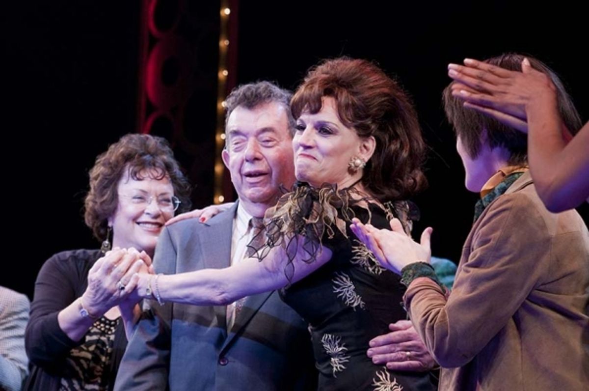 Mary Jane Greenberg, Stan Greenberg, Beth Leavel and Kelli Barrett at 